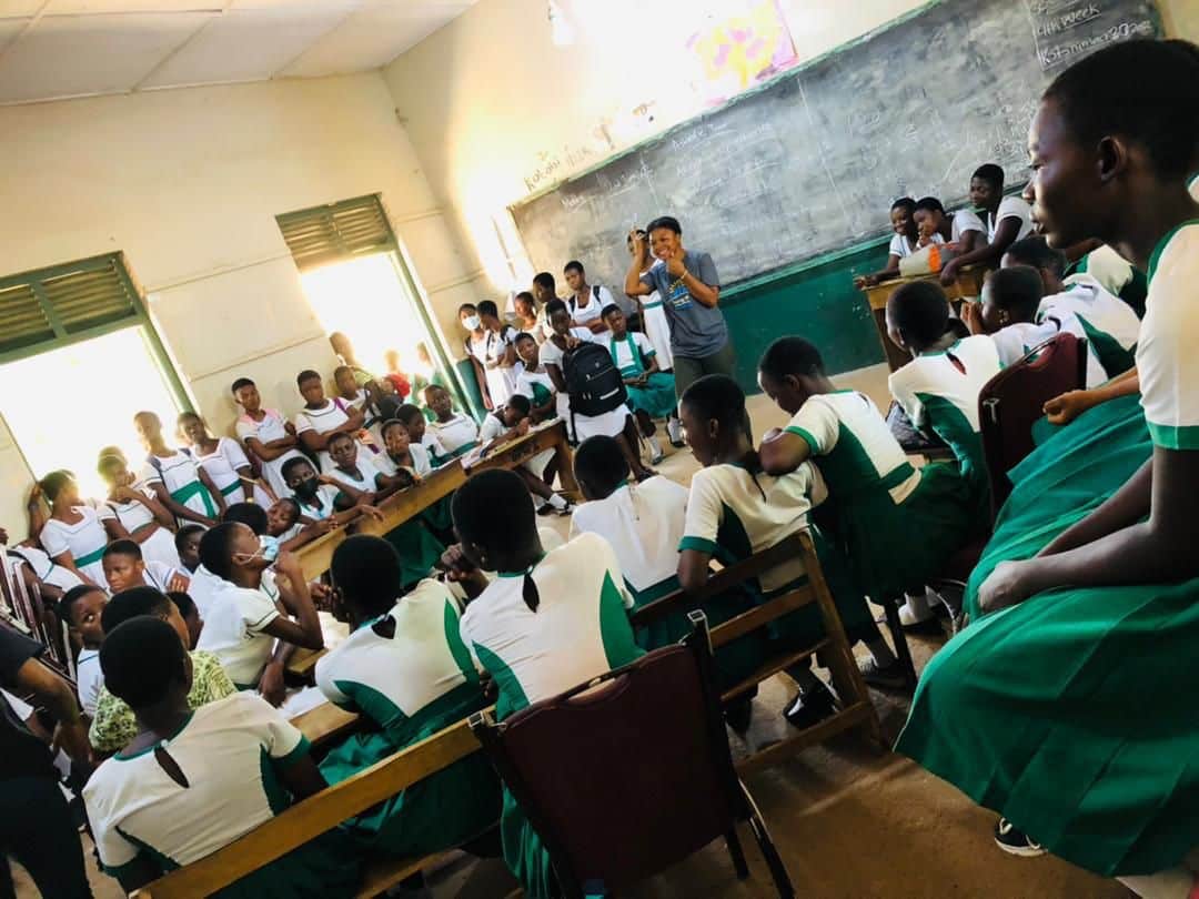 Read more about the article Spring-UP Global Network provides mentorship and career guidance for students of Ayeduase R/C JHS