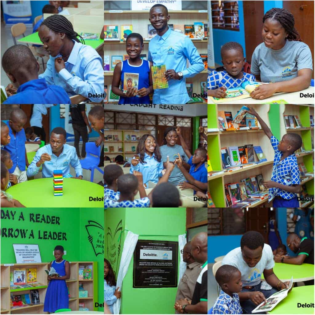 You are currently viewing Deloitte and Spring-UP Global Network commision Osu Cluster of Schools library; over 3900 children to benefit