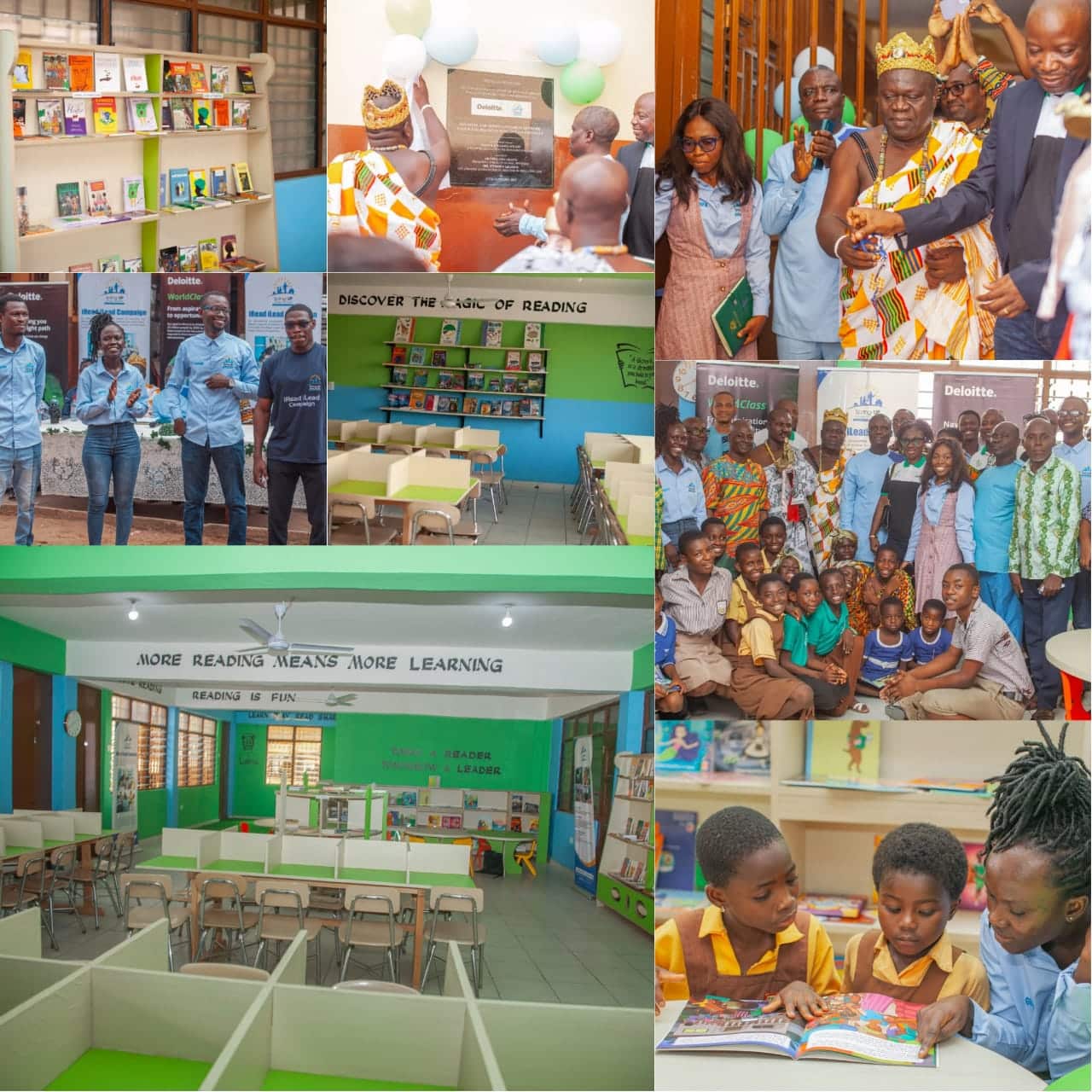 Read more about the article Deloitte and SUGN Commission the Kwashieman Cluster of Schools Library